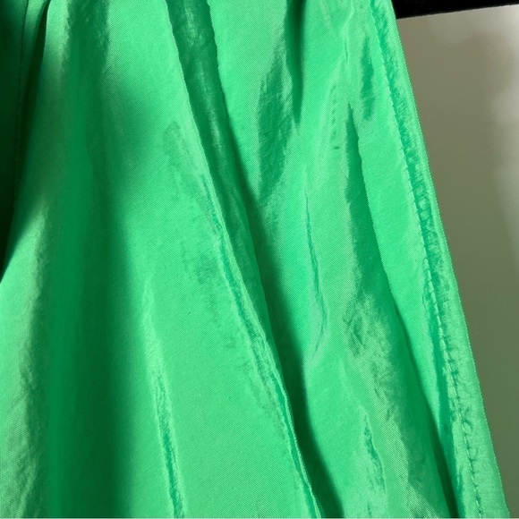 ALC Flutter Short Sleeve V-Neck Empire Waist‎ Front Tie Ruffle Tier Maxi Gown 6 - Picture 15 of 16